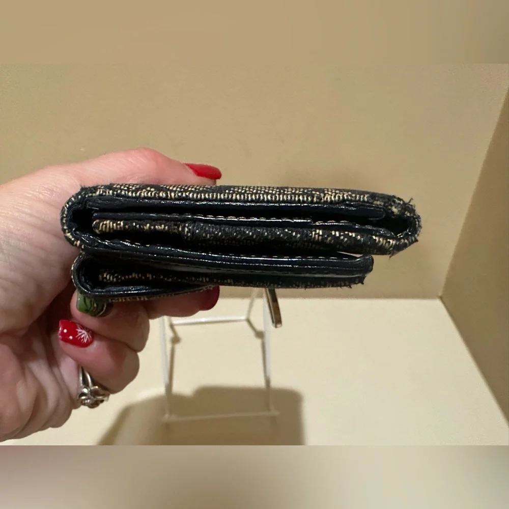Dior Saddle Denim Trotter Wallet